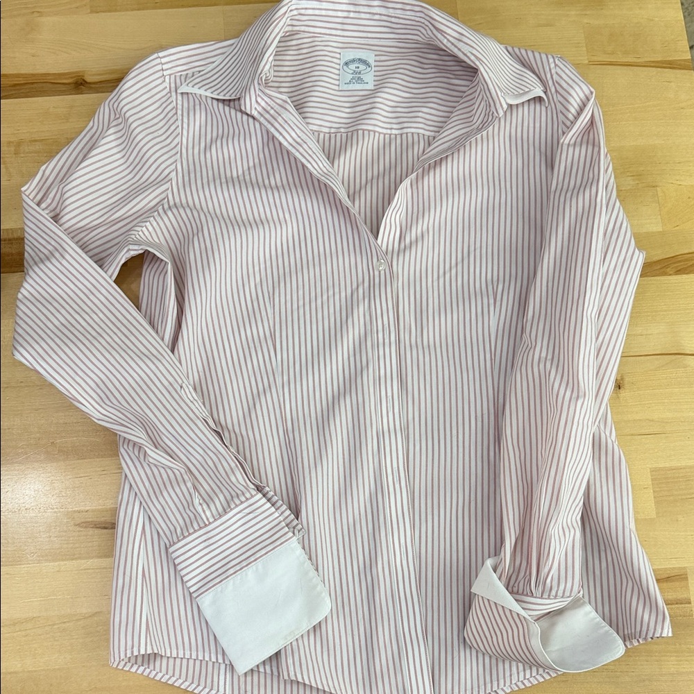 Brooks Brothers Striped Button-Up Shirt
